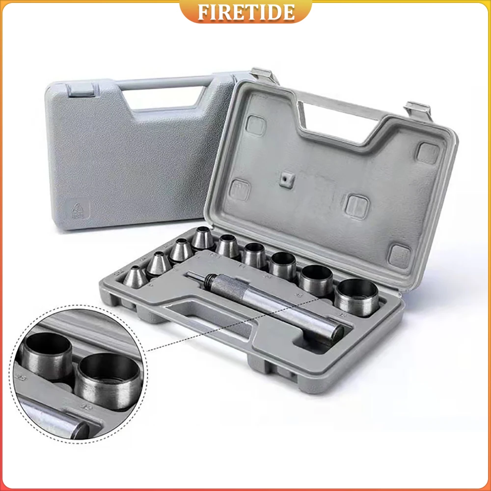 

1Set Heavy Duty Hollow Punch Kit Set Gasket Leather Rubber Punching DIY Leathercraft Perforating Tools Herramientas Para Cuer