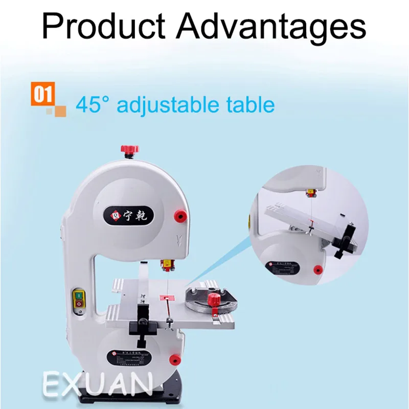 8 Inch Multi-function Jig Saw Band Saw Machine Small Band Saw Bead Cutting Machine Small Band Saw Desktop Wire Saw Machine