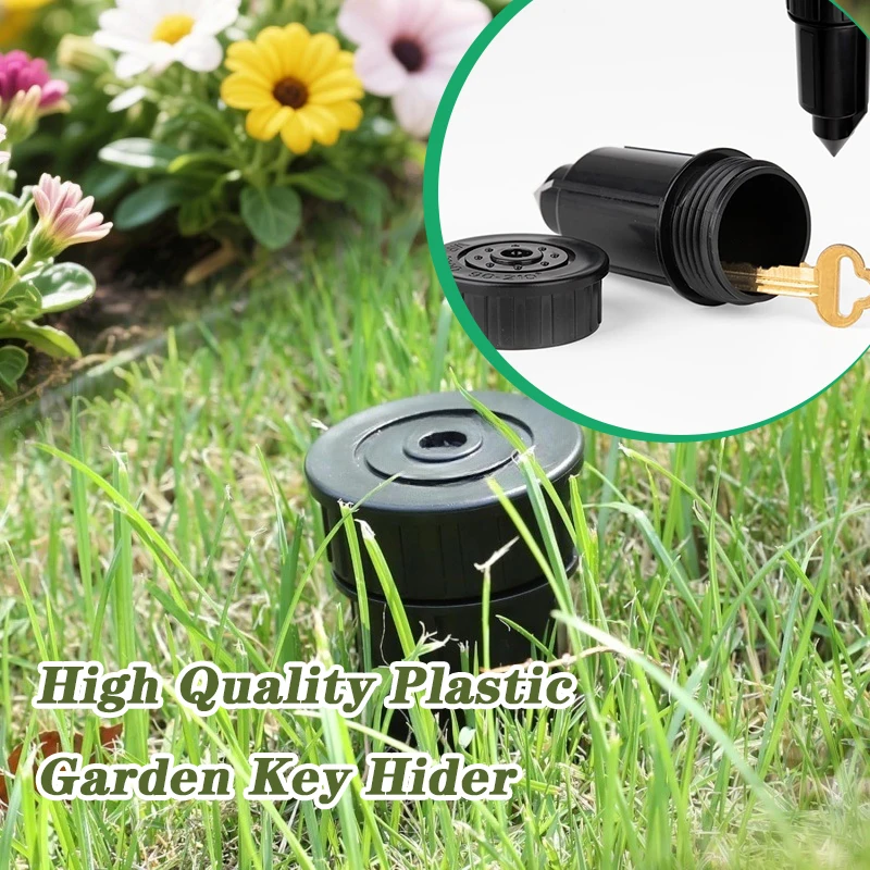 

1-3pcs Garden Key Hider High-Quality Plastic Underground Key Holder No-Battery Outdoor Secure Key Storage for Home Lawn Garden