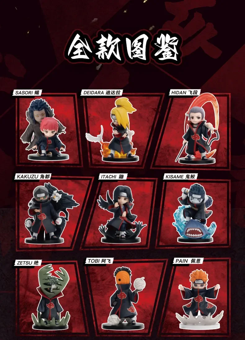 12 Stück Blindboxen mit Naruto Qibaodeng, Kampf mit Xiao, Stinktierfigur, schrillen Dekorationen, mysteriösen Geschenkboxen. – Detail 32