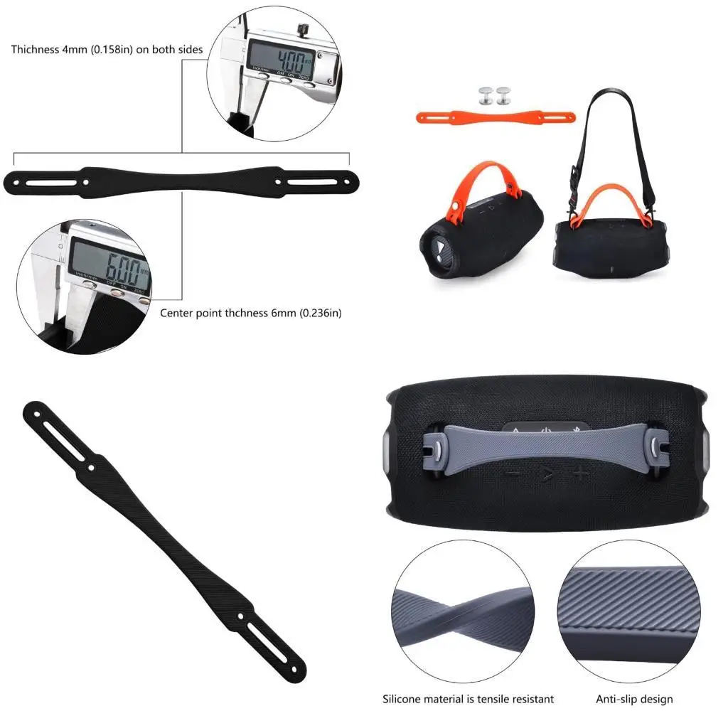 

Y1UB Removable Handle Strap Replacement for Xtreme 4/3/2 Bluetooth-compatible