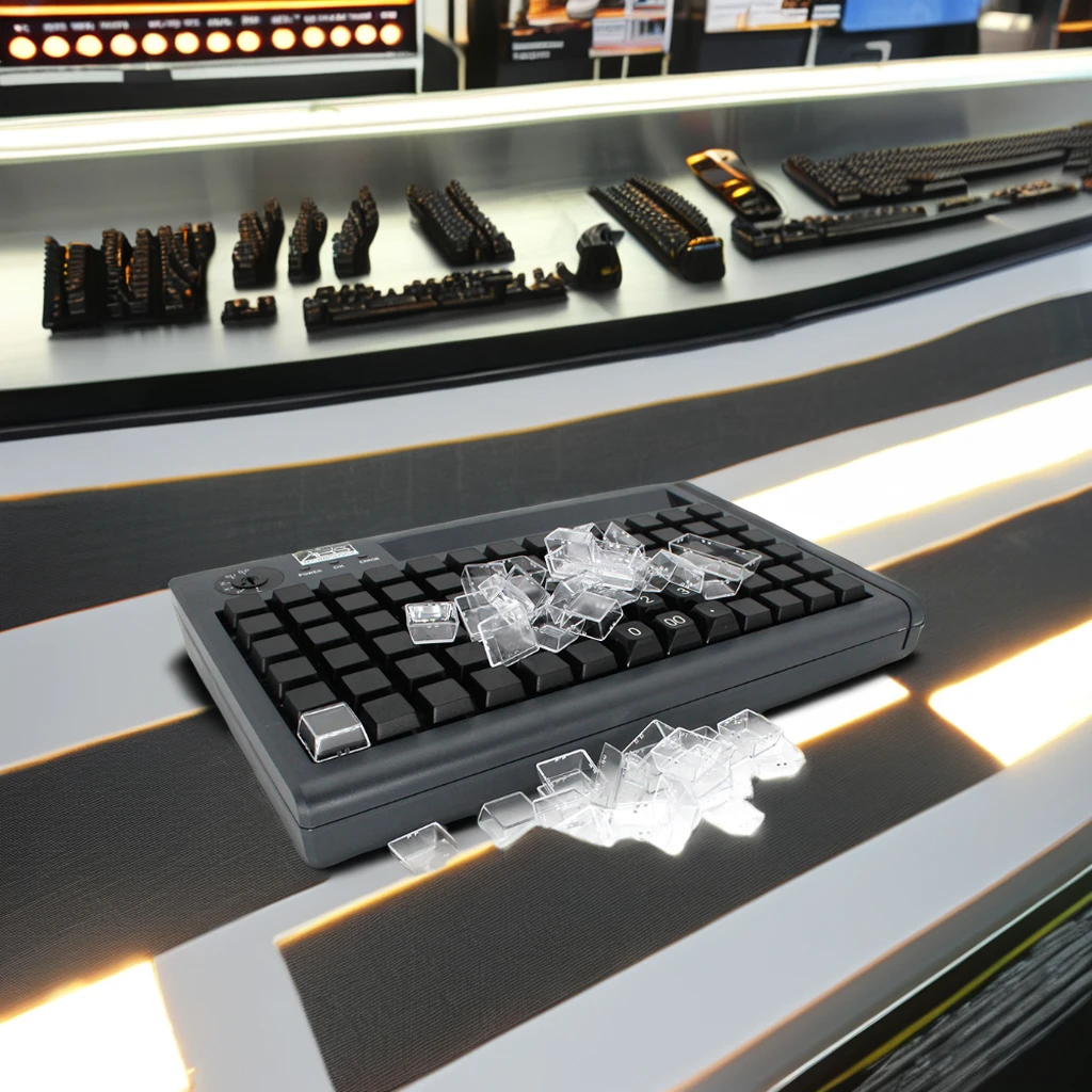 ATV&UTVNew Famous Mini USB LED Backlit Programmable Waterproof Keyboard for Cash Register POS System