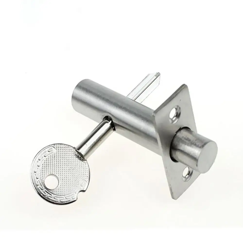 1pc Easy Install Stainless Steel Invisible Door Lock Thicken Simple Mortise Lock Privacy Lockset rv door lock