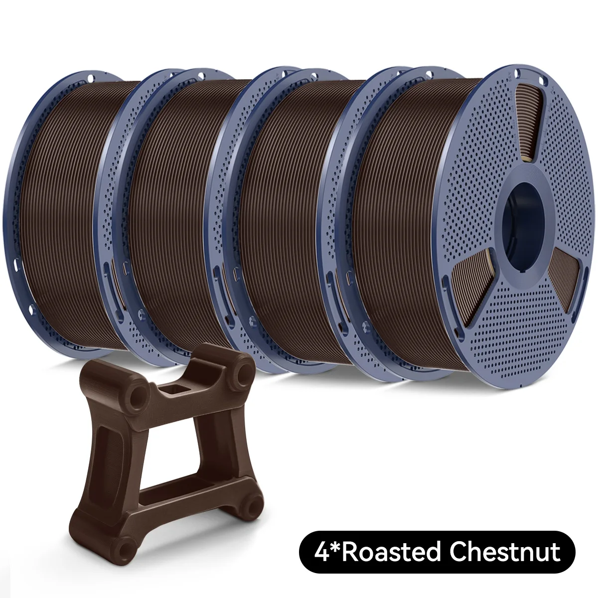 SUNLU Navulling PETG-filament voor 3D-printer Bambu Lab/Creality/4 kg 4 rollen 1,75 mm Sunlu-filament PLA/PETG Netjes gewonden filament - afbeelding 1