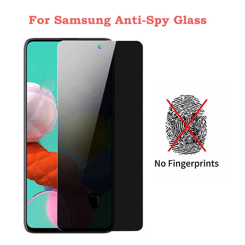 Protector de Pantalla Privacidad para Samsung Galaxy A15 A35 A55 A05 Vidrio Antiespía para Samsung A14 A35 A54 A12 A17 A16 A26 2