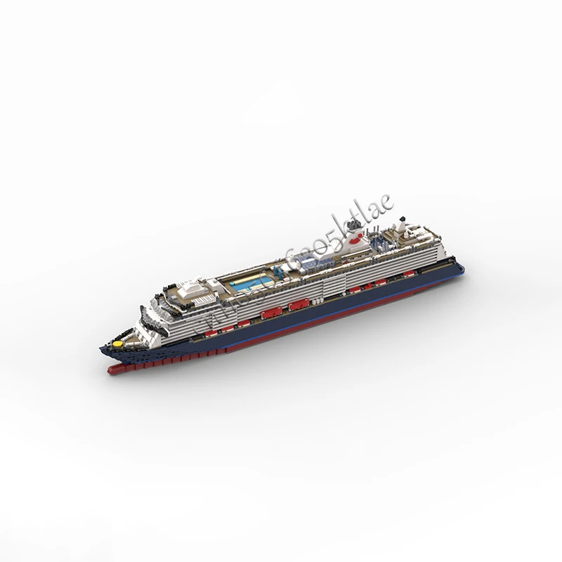 3295 PCS Mittelalterliche Luxus Kreuzfahrtschiff Modulare Modell Architektur Baustein Anpassen Diy Bildung Montage Kinder Spielzeug Geschenke