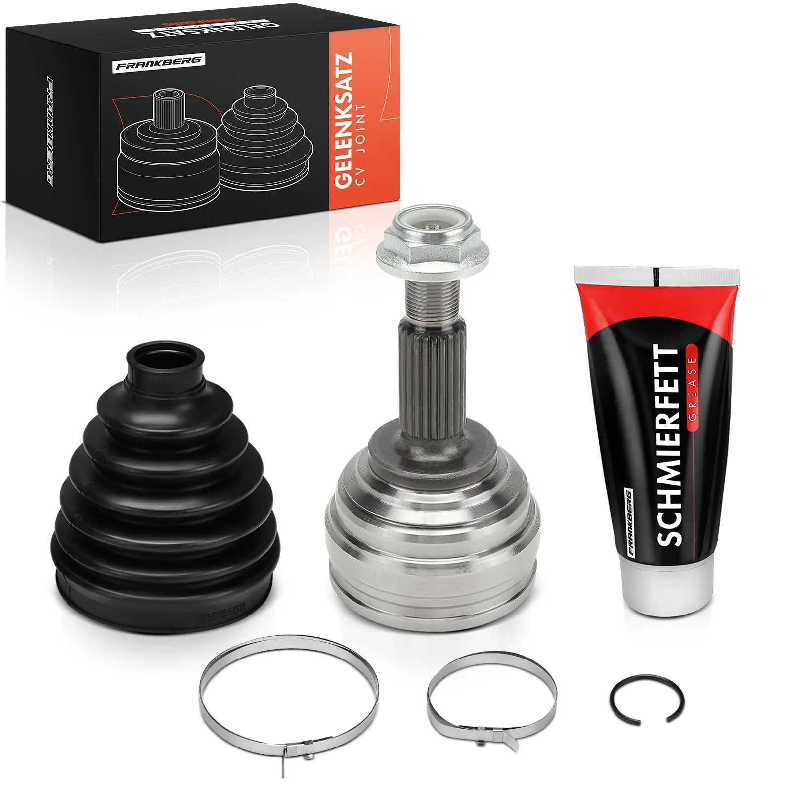 Frankberg 1x Antriebswelle Gelenksatz Vorderachse für Renault Clio III Megane Dacia Lada 3910100Q1G 391014AA0A 391004AA0A