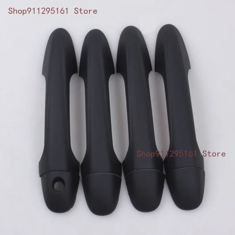 2017 For Toyota Hilux Revo 2015+ Parts ABS Black Door Handle Covers For Toyota Hilux Sw4 Fortuner Innova 2016+ Rav4 2014+