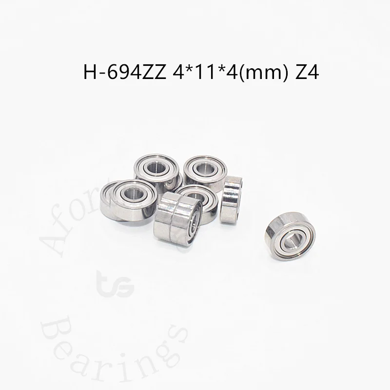 

H694ZZ 4*11*4(mm) Z4 High speed(20000RPM/MIN) bearings low noise(18 decibel) 10piece Metal Sealed free shipping drive parts