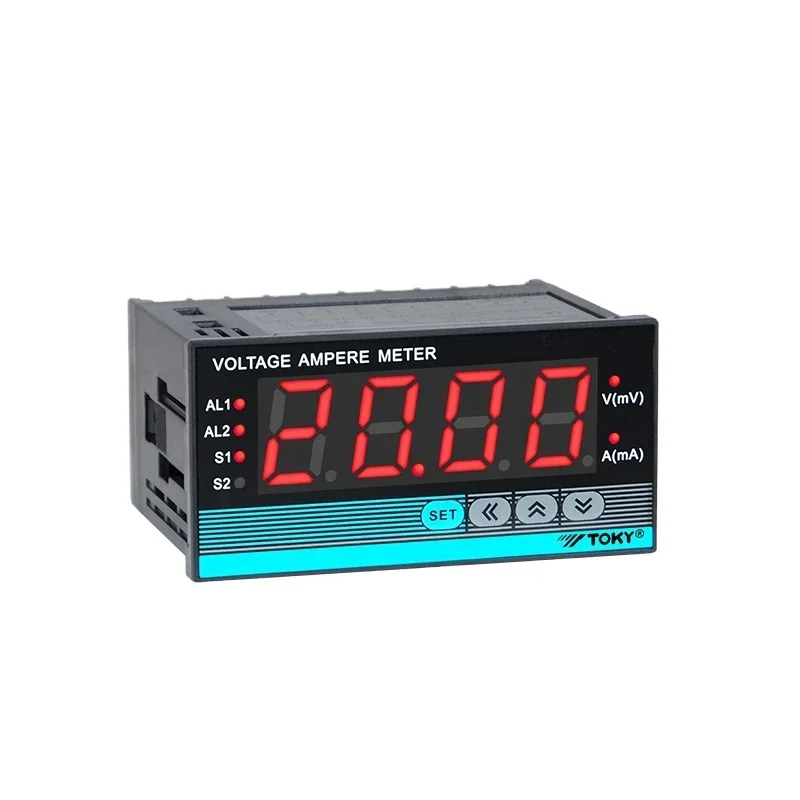 

Toky Multi Channel Input Smart Ac And Dc Volt Meter Panel Meter Rs485 Current Ampere Metering 2 Loops Analog Digital Voltmeter