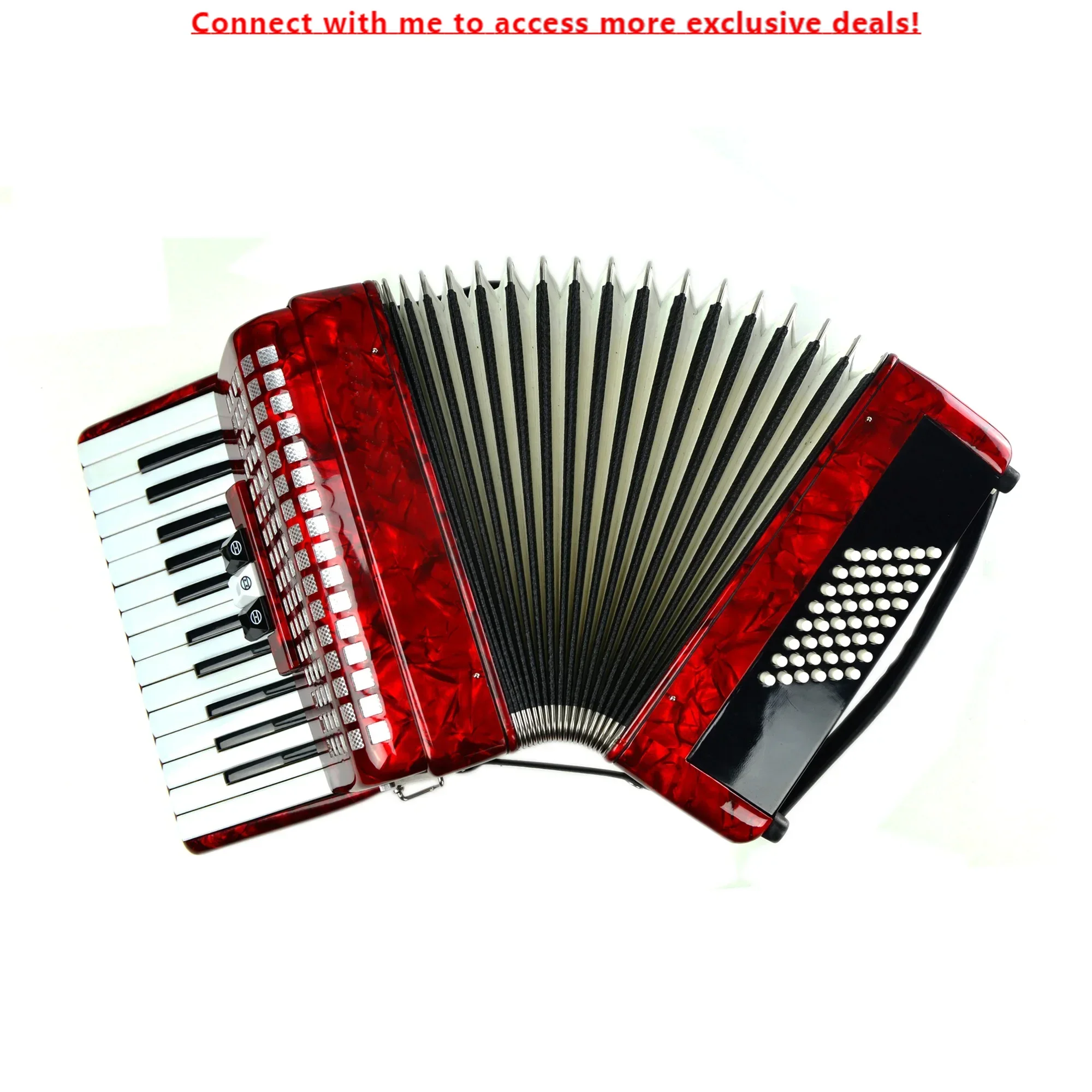

SEASOUND OEM 26 Key 48 Bass 3 Register Piano Keyboard Accordion Instrument Acordeon JP2648