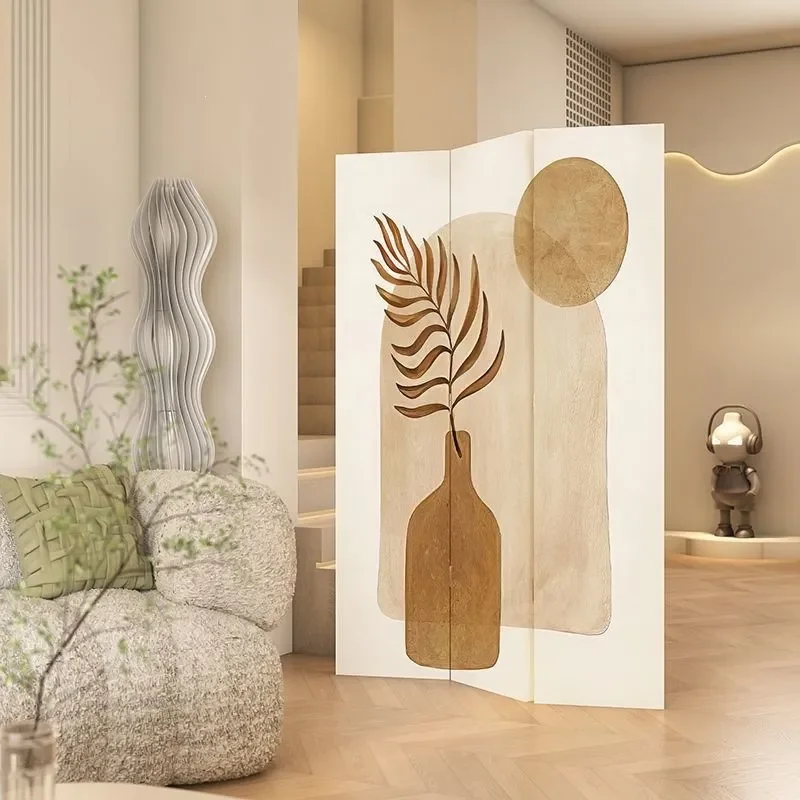 Modern Simple Folding Screen Partition for Living Room Door Cover Bed Decoration Mobile Bedroom Office Sofa Divider