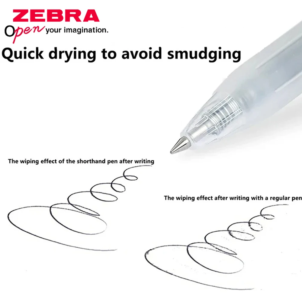 1PC Japan ZEBRA Gel Pen 0.4/0.5mm JJZ33 Sarasa Speedy Smooth Quick Drying Signature Kawaii Back To School Anime Stationery