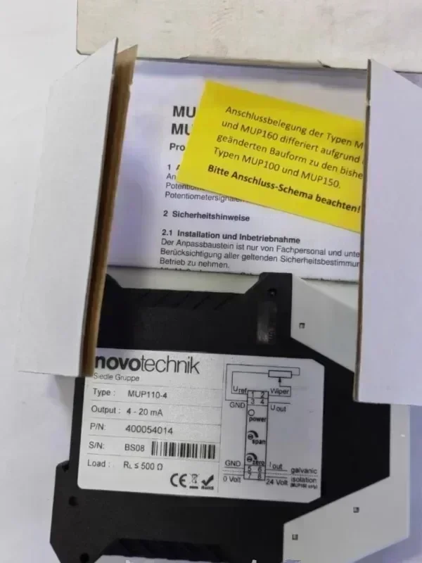 Germany original NOVOtechnik signal converter MUP160-4