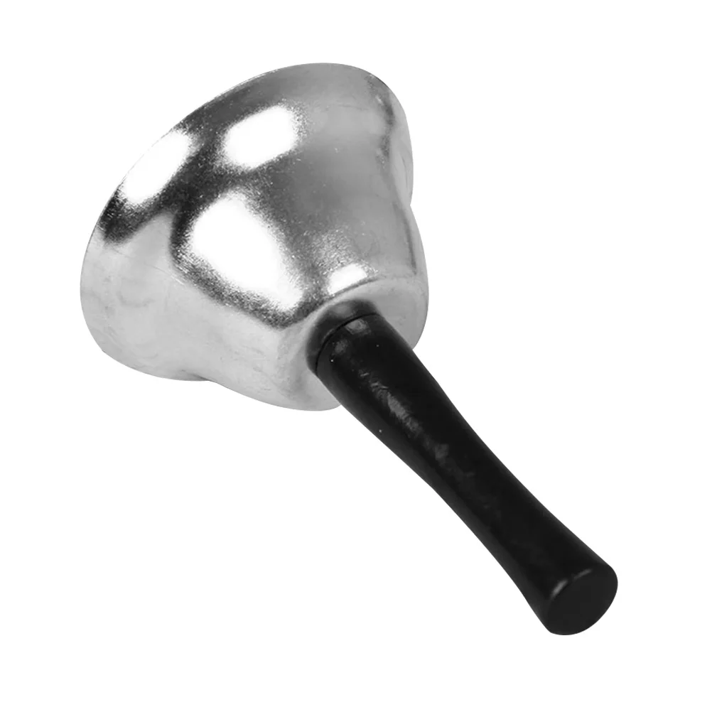 

Christmas Bells Wood Handle Loud Call Wooden Handle Bell Clear Sound Classic Ornament Gift Handheld Bell Desk Item