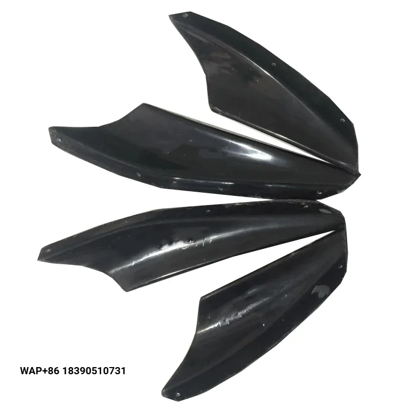 

For Mitusbishi Lancer Evolution EVO 10 X VC Style Fiber Glass Front Bumper Canards FRP