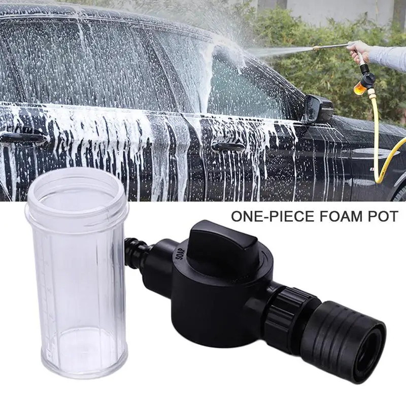 

Ml Car Washer OnePiece Foam Adjustable Washing Foamer QuickConnect Integrated 3 Levels Knob Foam Pot For Sprayer Wate