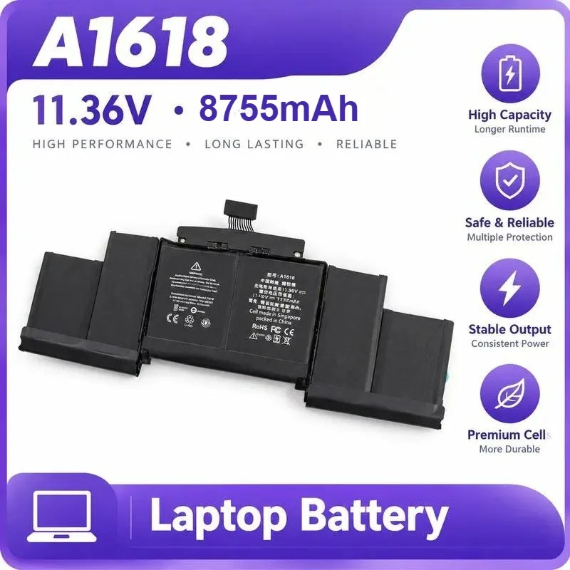 [NEW] A1618 11.36V 8755mAh for MacBook Pro 15