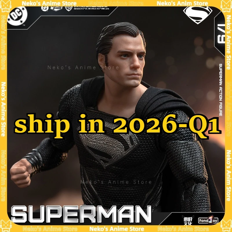 

【Предзаказ】FondJoy DC1026 1/9 DC Doll Series Черный Супермен 2.0 Фигурка Аниме Модель Модная игрушка Настольная кукла Коллекционные предметы