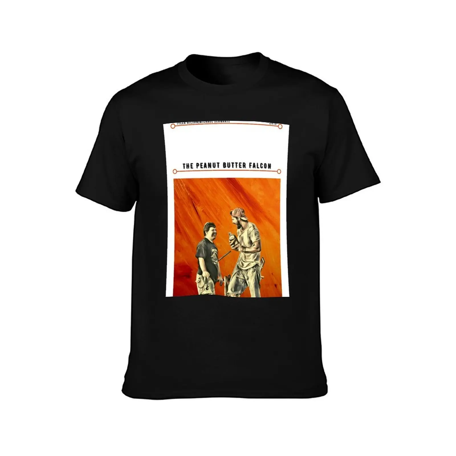 The Peanut Butter Falcon Movie Poster T-Shirt, Summer Casual Cotton Tee, Oversized Streetwear Tops, Vintage Graphic Print