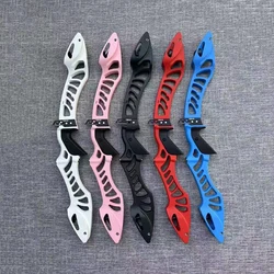 JUNXING XCEED 27Inches H27 Recurve Bow Riser Aluminum Alloy Handle ILF Interface for RH User Archery Hunting Shooting Bow Riser