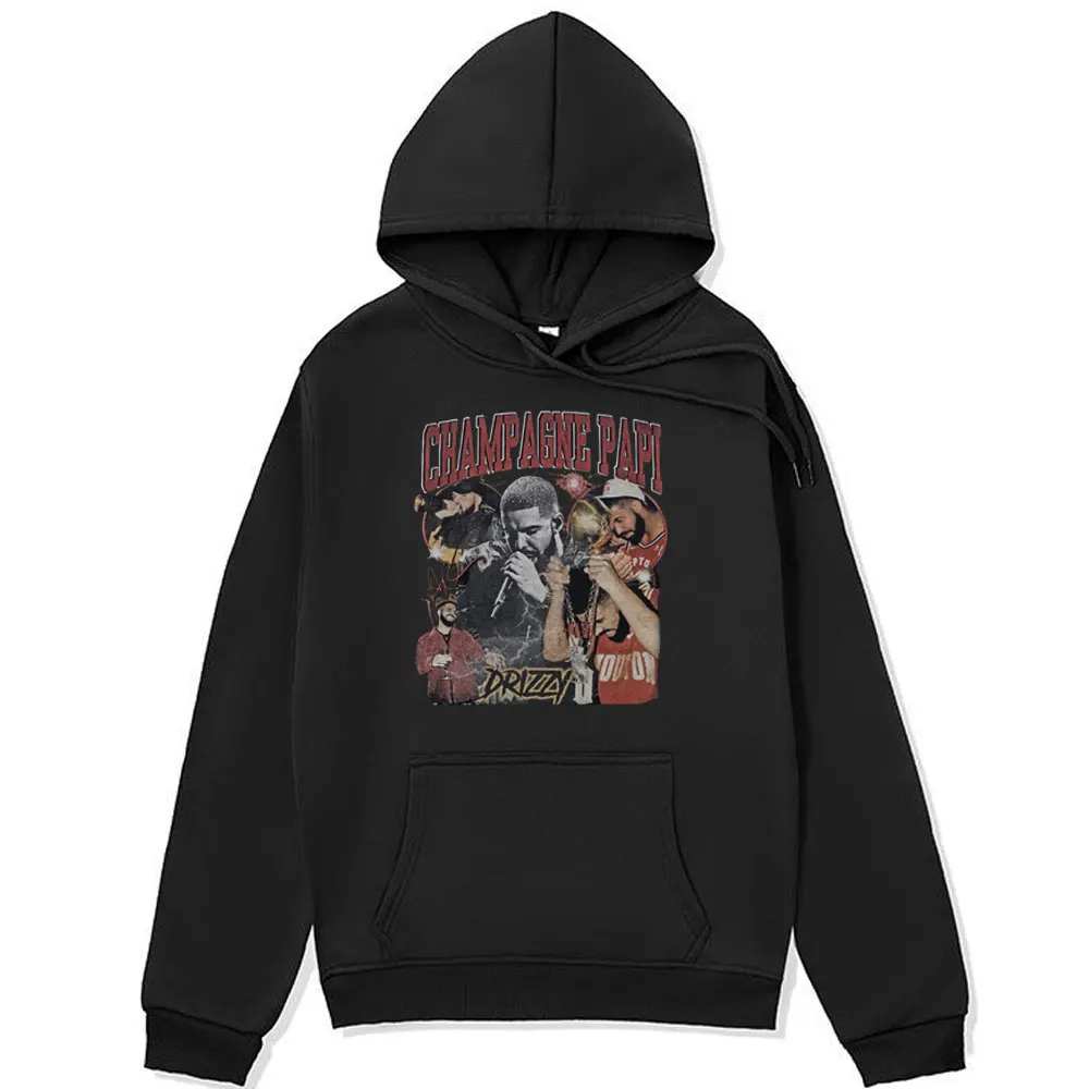 

Vintage Drake Rap Hoodie Men Women Merch Rapper Hip Hop Tour Sweatshirt Fashion Long Sleeve Fleece Pullover Oversized Streetwear