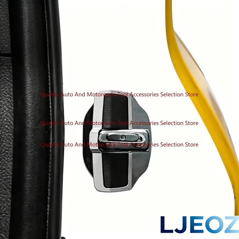 Car TRD Door Lock Buckle Upgraded Stabilizer Protector Latches Stopper for Lexus Toyota Eliminate Noise Space Lock