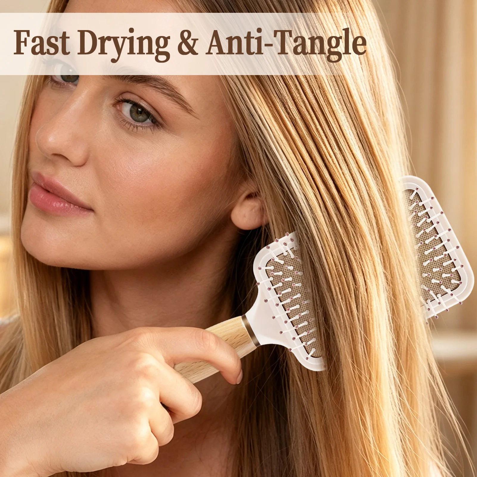 GOIPLE Air Cushion Set for Families, Wide and Oval Heads with Open Back Design