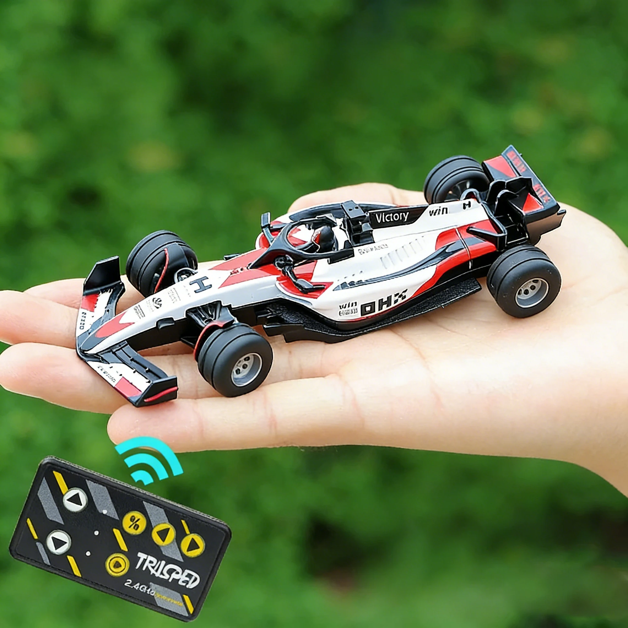 Auto RC Drift 1:64 2.4G Mini Auto da Corsa Telecomandata in Lega con Luci e Velocità Regolabile, Giocattolo da Scrivania per Ragazzi, Regalo per Bambini e Adulti
