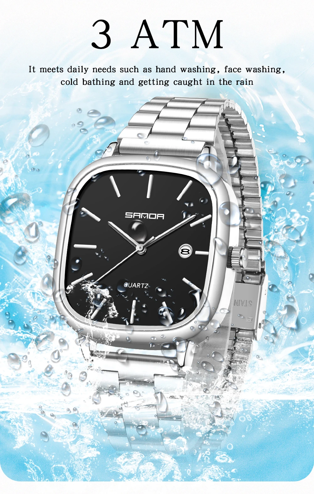 SANDA Couple Luxury Quartz Wat - Luxury Watch La avis et prix