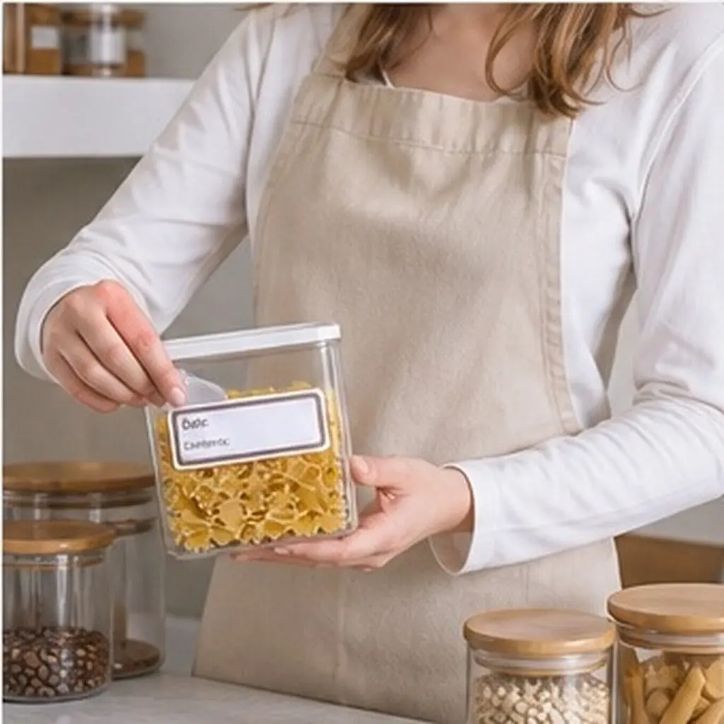 500Pcs Food Date Labels Self Adhesive Removable Rectangular Water Oil Tear Resistant Stickers for Kitchen Pantry Freezer