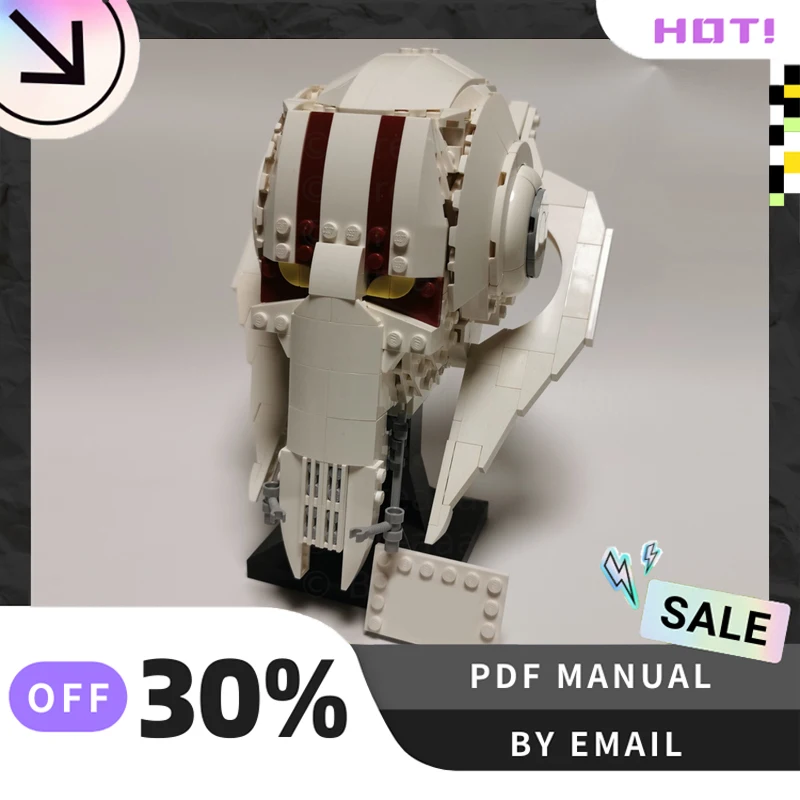 

[405PCS] Customized MOC Grievous Helmet Creative Building Blocks Set STEM Toys DIY Construction Model Kit Birthday Gifts