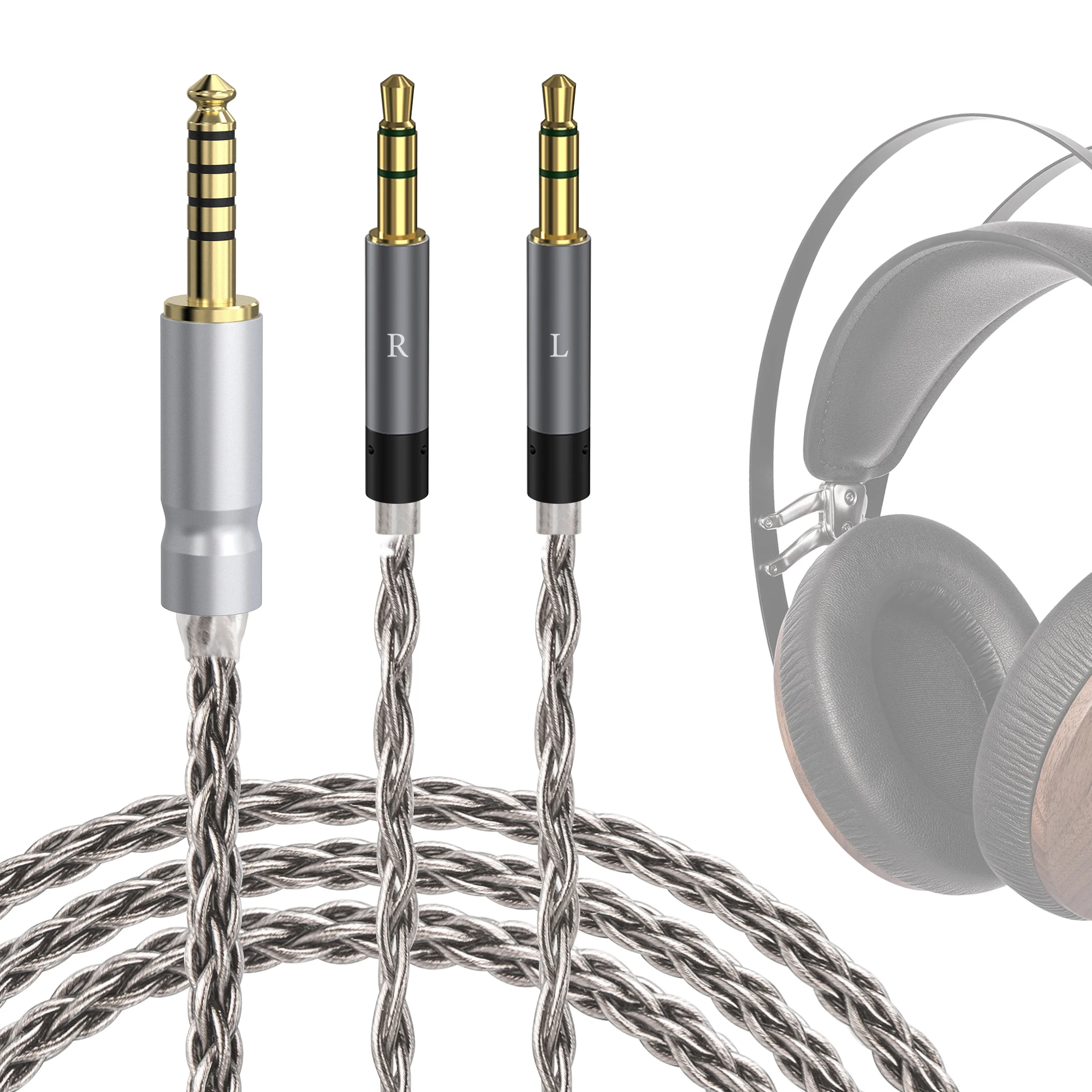 

Аудиокабель Geekria 4,4 мм на двойной 3,5 мм, совместимый с Meze Audio 99 Classics Series, 109 PRO, LIRIC 2, LIRIC (4,9 фута)