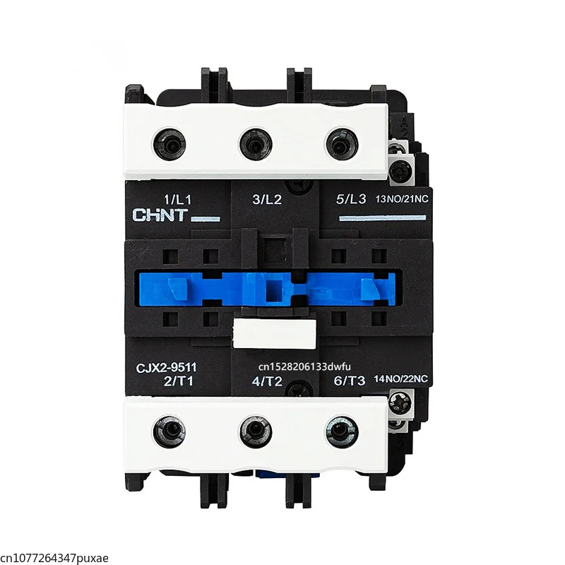 

CHINT CJX2-9511 95A LC1D AC Contactor NO NC 3-Phase DIN Rail Mount Electric Power Contactor AC 24V 36V 110V 220V 380V