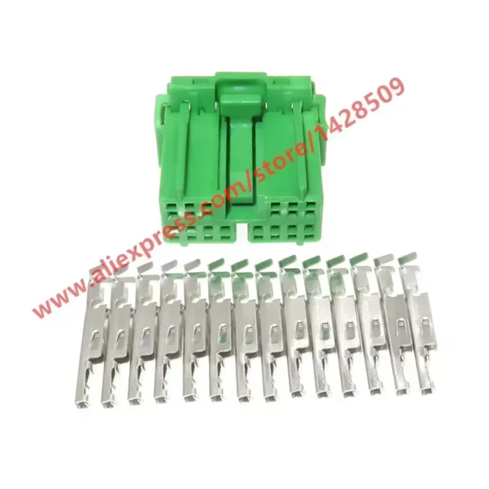 1 Set 14 Pin Female Auto Connector Automotive Connectors Car Motorcycle Adaptors IL-AG5-14S-DSC1