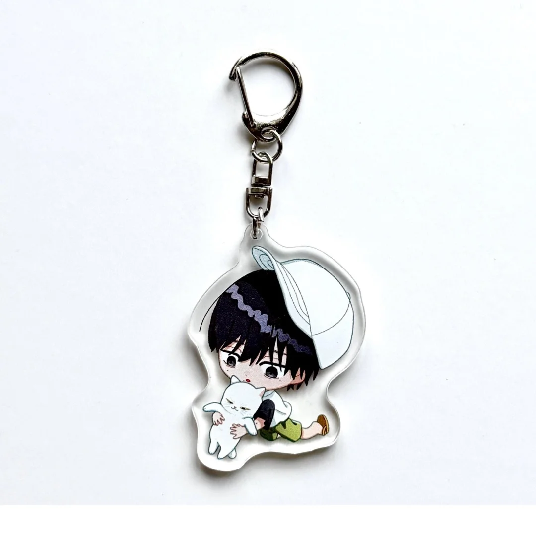 The Summer Hikaru Died Yoshiki Tsujinaka Horror Manga Bag Pendant, 6cm Double Sided Clear Acrylic Keychain Backpack Accessories