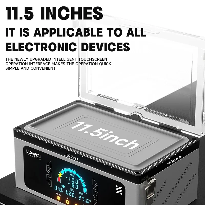 

LUOWEI LW-MO1 Laminating Machine Straight Curved Screen Laminating 11.5-inch Digital Display Mobile Phone Repair Tool