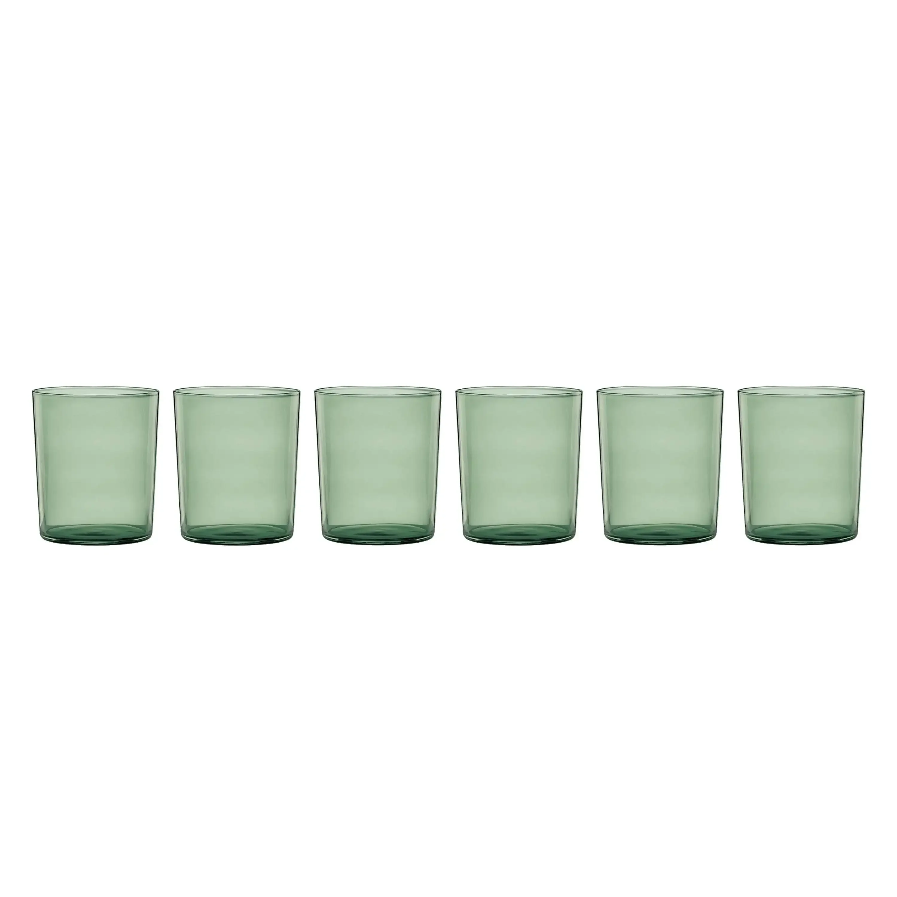 

16 oz Stackables Green Glasses, Set of 6