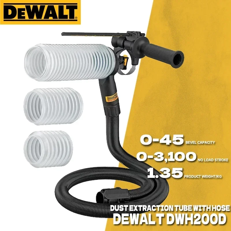 DEWALT Dust Extraction Tube Kit With Hose For SDS Plus Rotary Hammers 10