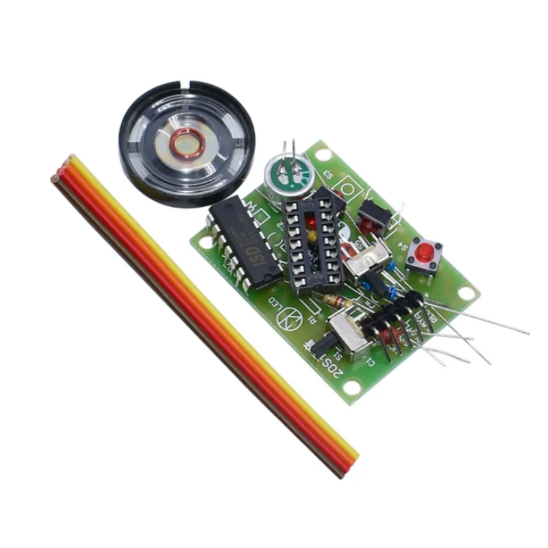 ISD1820 20 Seconds Voice Recording Kit for Students Electronic Production DIY Training Experimental Kit