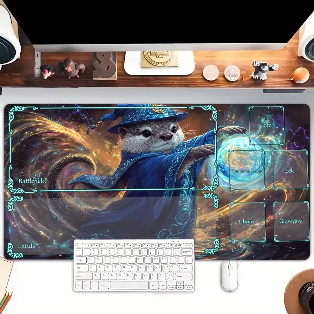 lovely Attractive Cartoon Animals Professional E-sports Game Large Rubber Anti-slip PC Desk Accessories Keyboard Mat Competition