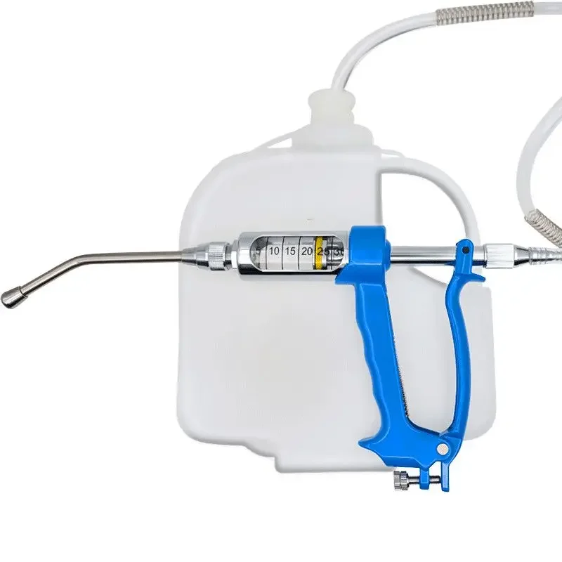 A Automatic Continuous Drug Dispenser New Dispensing Gun Animal Pet Feeding Artifact Dispenser Accessories Breeding