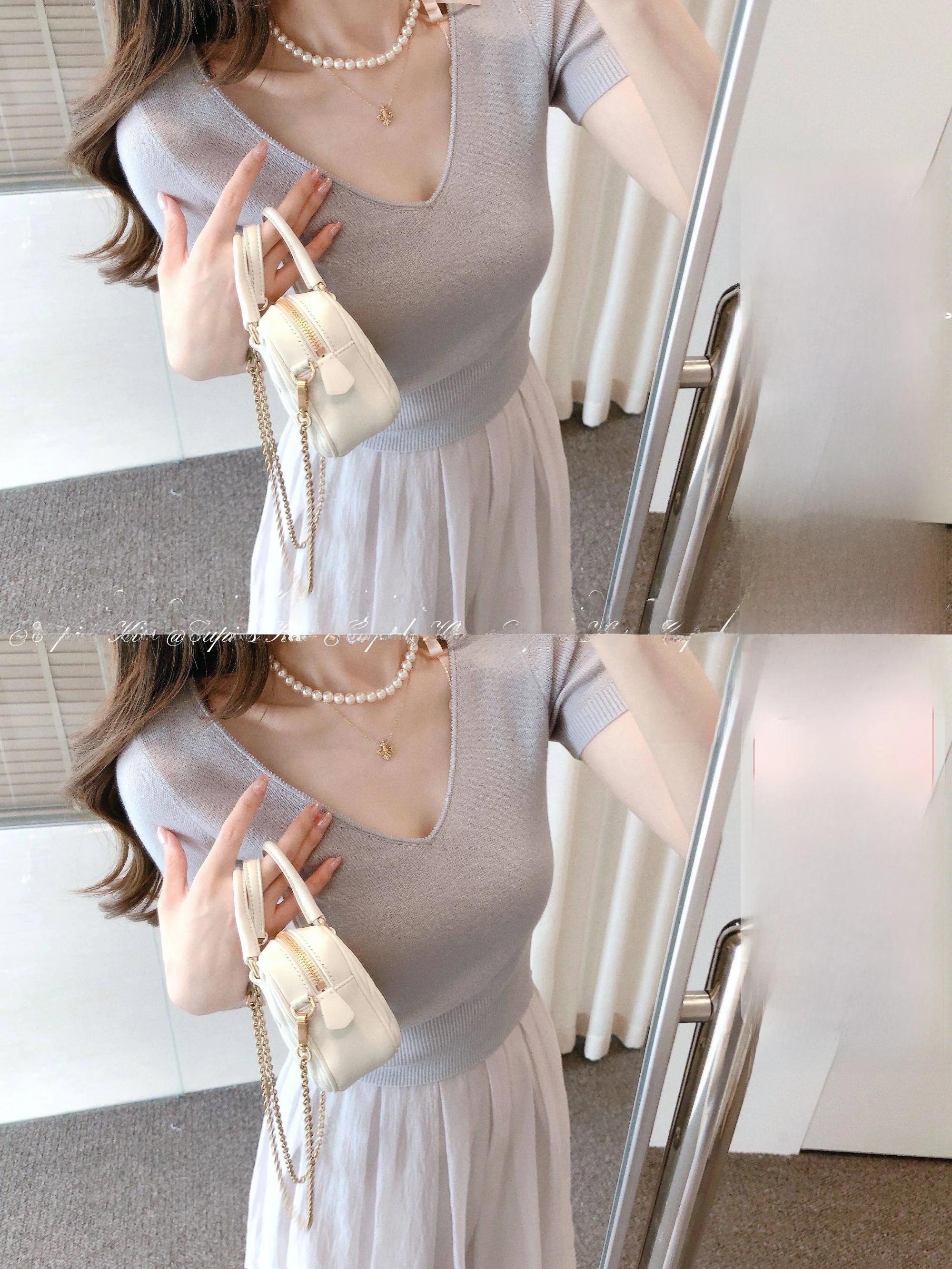 csk-cupid-dr-cher-eisblau-top-de-punto-de-manga-corta-estilo-ballet-corte-ajustado-cuello-en-v-informal-de-verano-moda-femenina