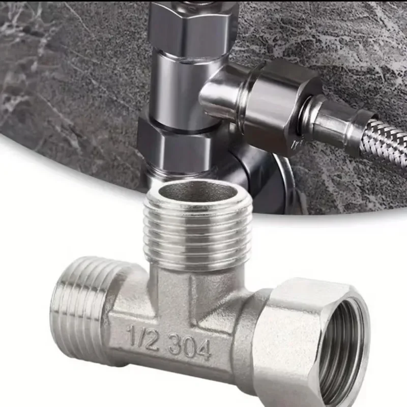 

1Pc 4-Way 3-Way Pipe Fitting Quick Connect Union Tee Elbow Connector Male Female Thread Water Pipe Adapter Plumbing Accessories