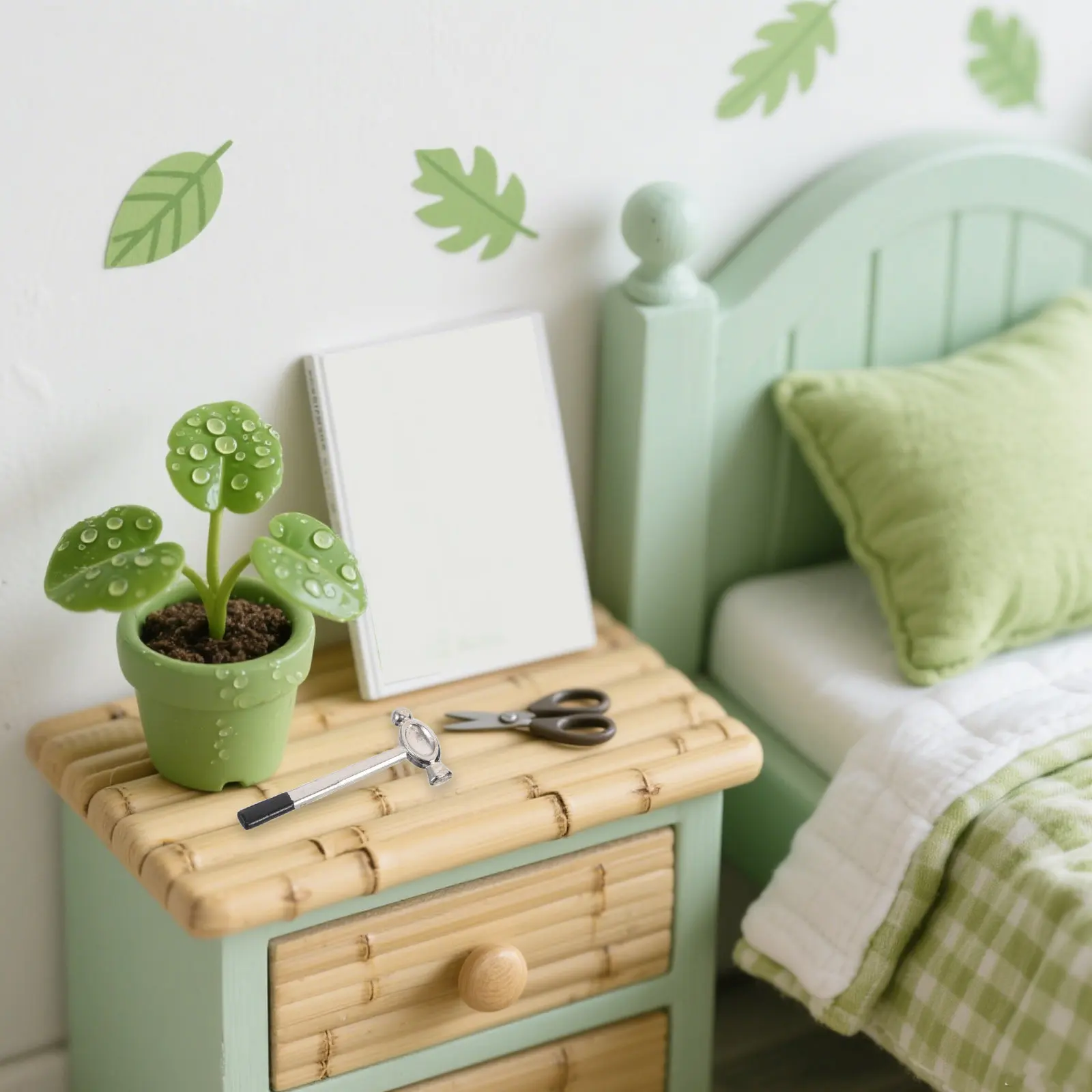 

2 комплекта миниатюрных инструментов для ремонта кукольных домиков: реалистичные молоток, отвертка, гаечный ключ, плоскогубцы для детализированного оформления микроландшафтов