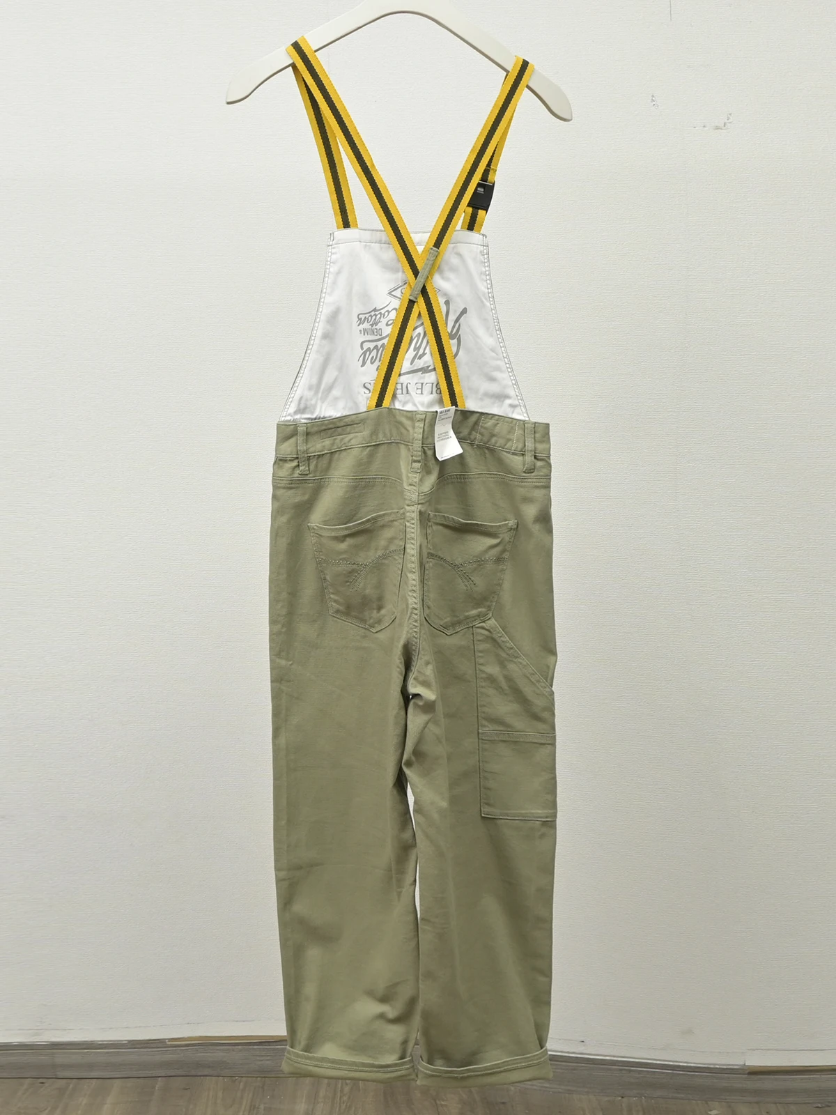 Monos de algodón para mujer, pantalones vaqueros informales de moda de algodón Rer para primavera, verano y otoño, pierna recta, detalle ket, cintura a mano