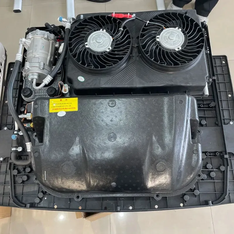 سقف الشاحنة RV مكيف الهواء 12/24 فولت المقصورة فان التخييم R134A المبردات 7500-10500BTU وقوف السيارات مكيف الهواء #4