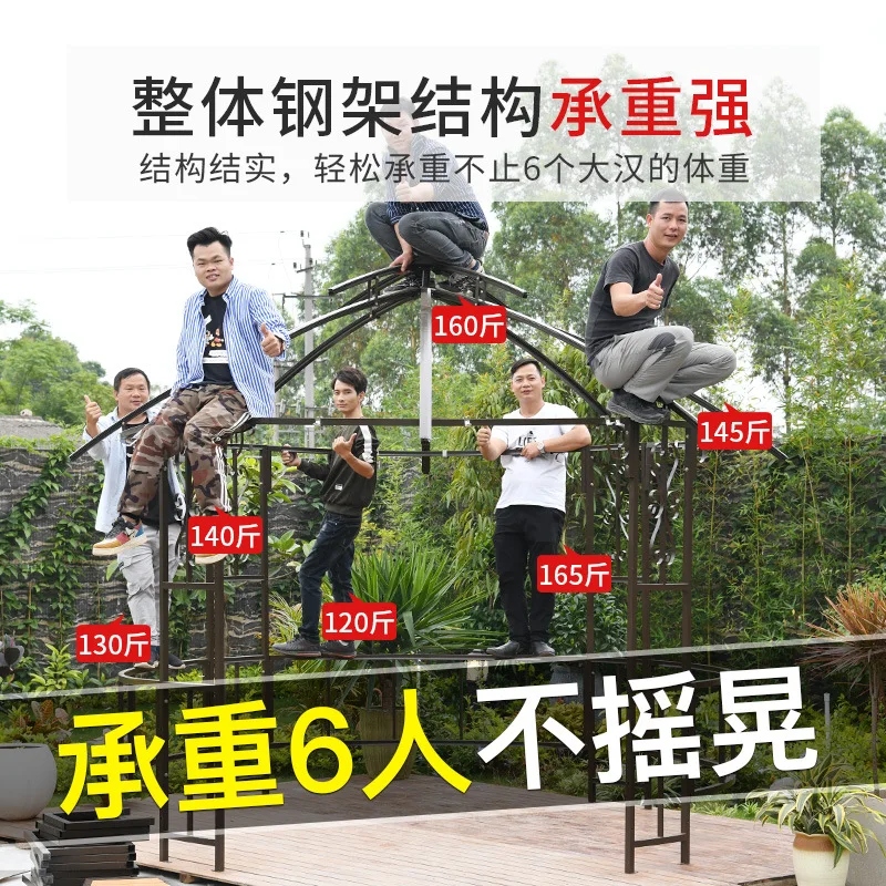 Outdoor gazebo Garden awning Round outdoor mobile garden pavilion