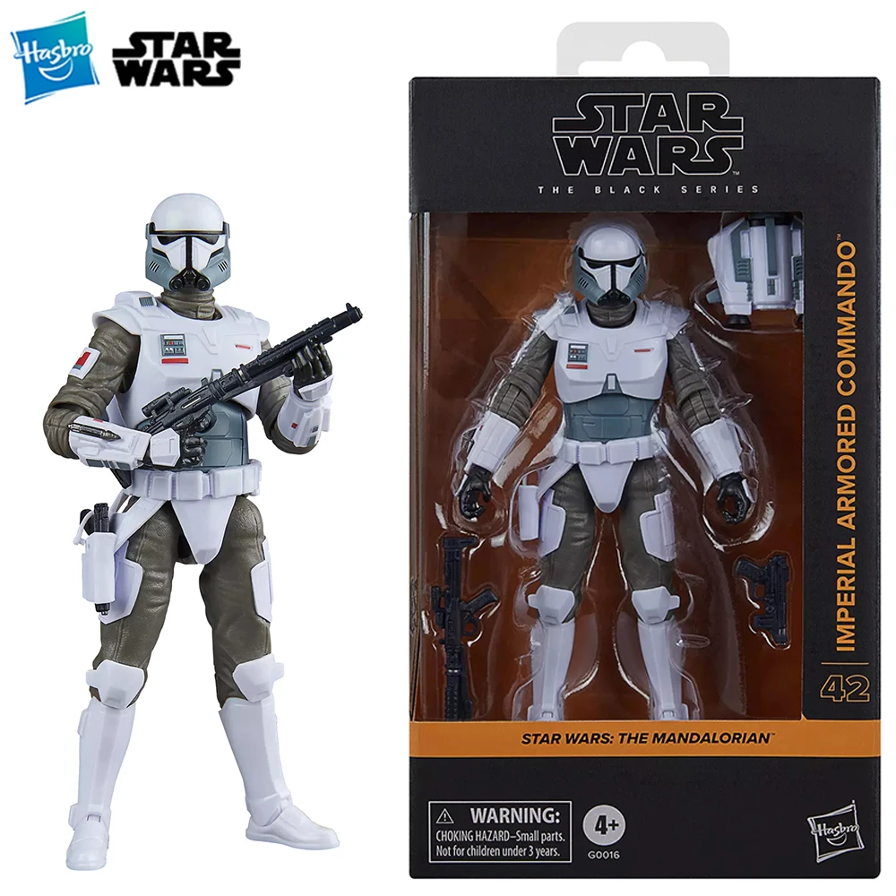 

[В наличии] Hasbro Star Wars The Black Series Imperial Armored Commando (THE MANDALORIAN) 6-дюймовая масштабная экшн-фигурка, модель игрушки