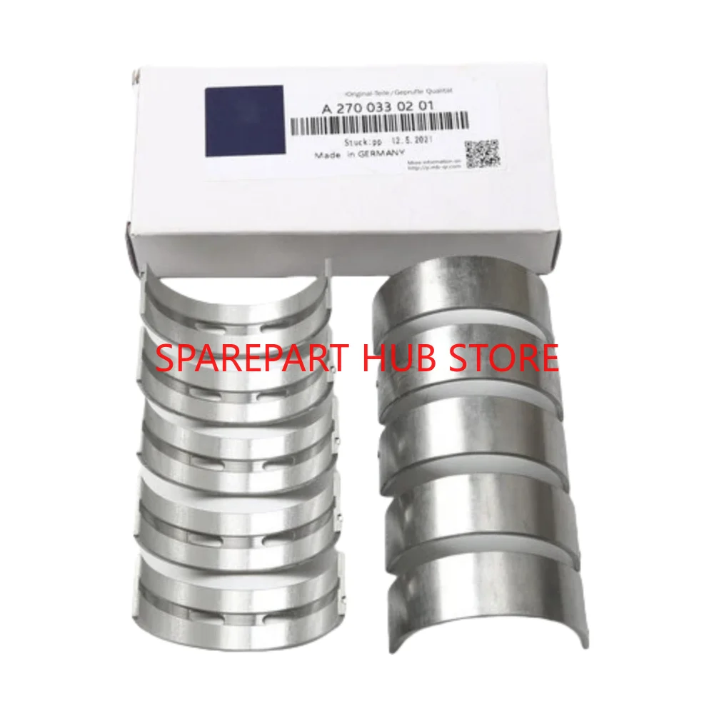 

OEM A2700330201 A2700330202 10pcs Crankshaft Main Bearings Set For Mercedes-Benz W205 W176 M264 M270 E16 E20